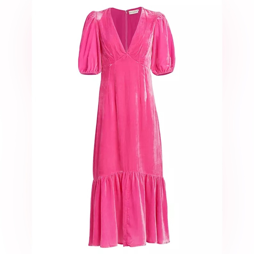 RHODE Pink Midi Dress
